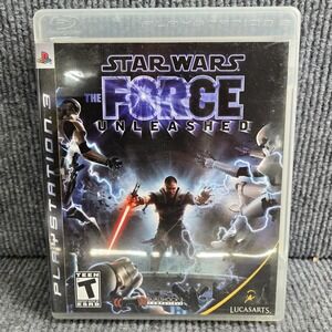 Star Wars The Force Unleashed PS3 Game Case LucasArts